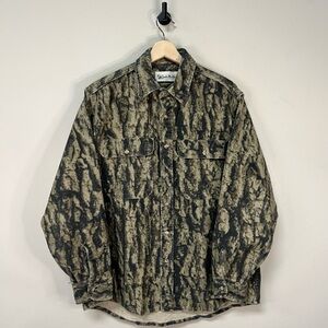 Vintage 90s Camo Button Up